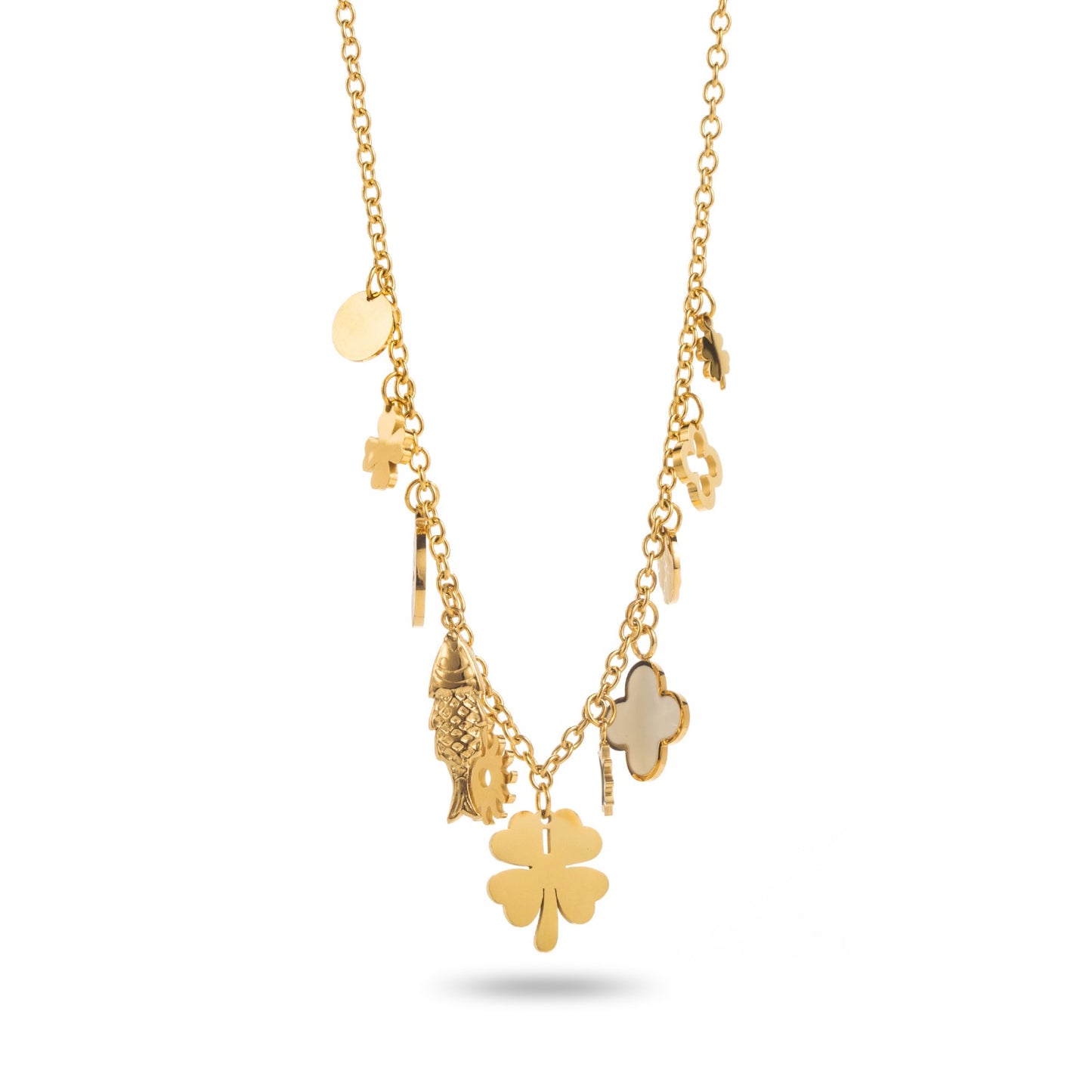 COLLIRR INES ACIER OR