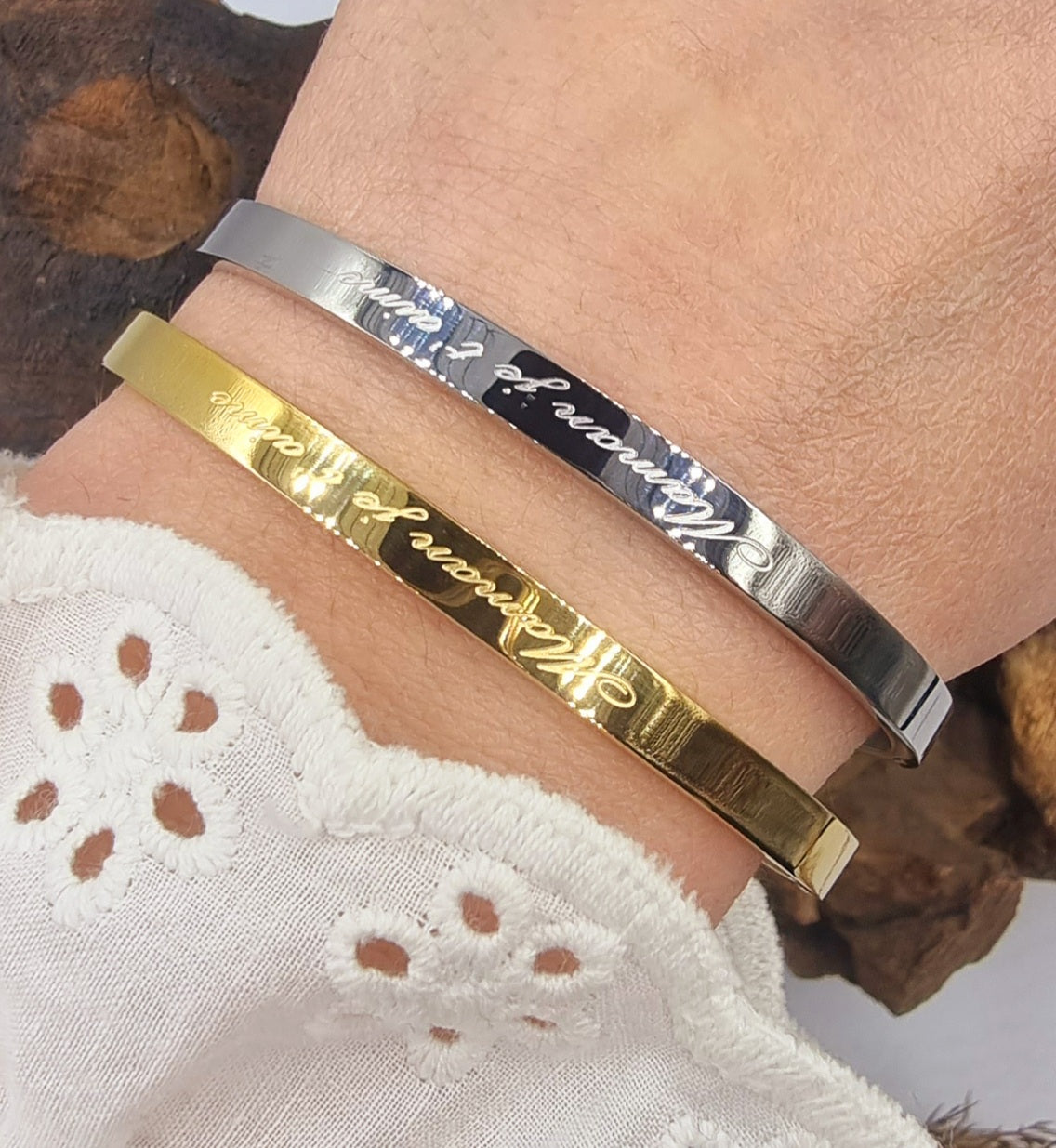 Jonc message (Maman je t'aime) - Collection SR