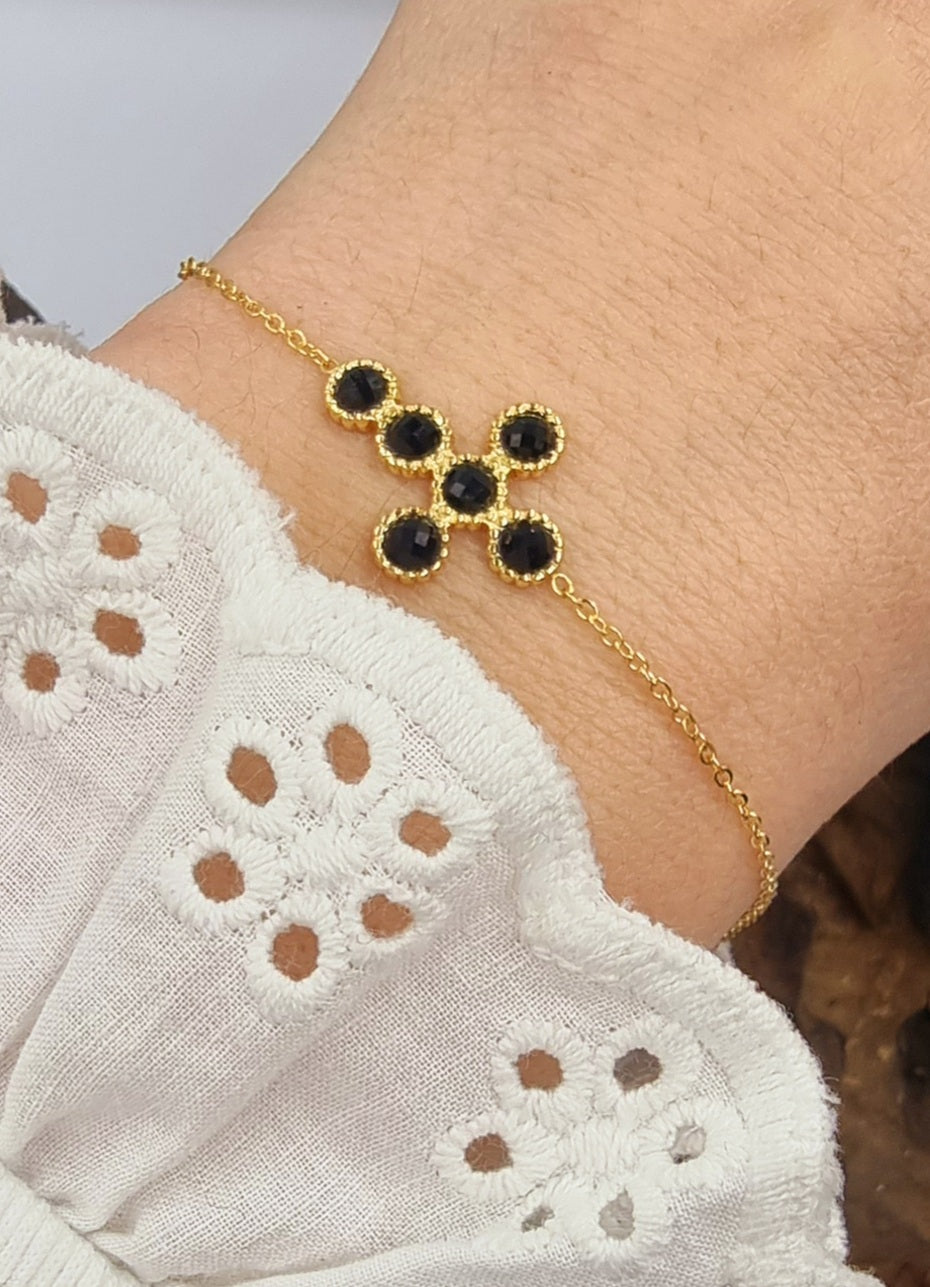 Bracelet Eden acier or - Collection SR