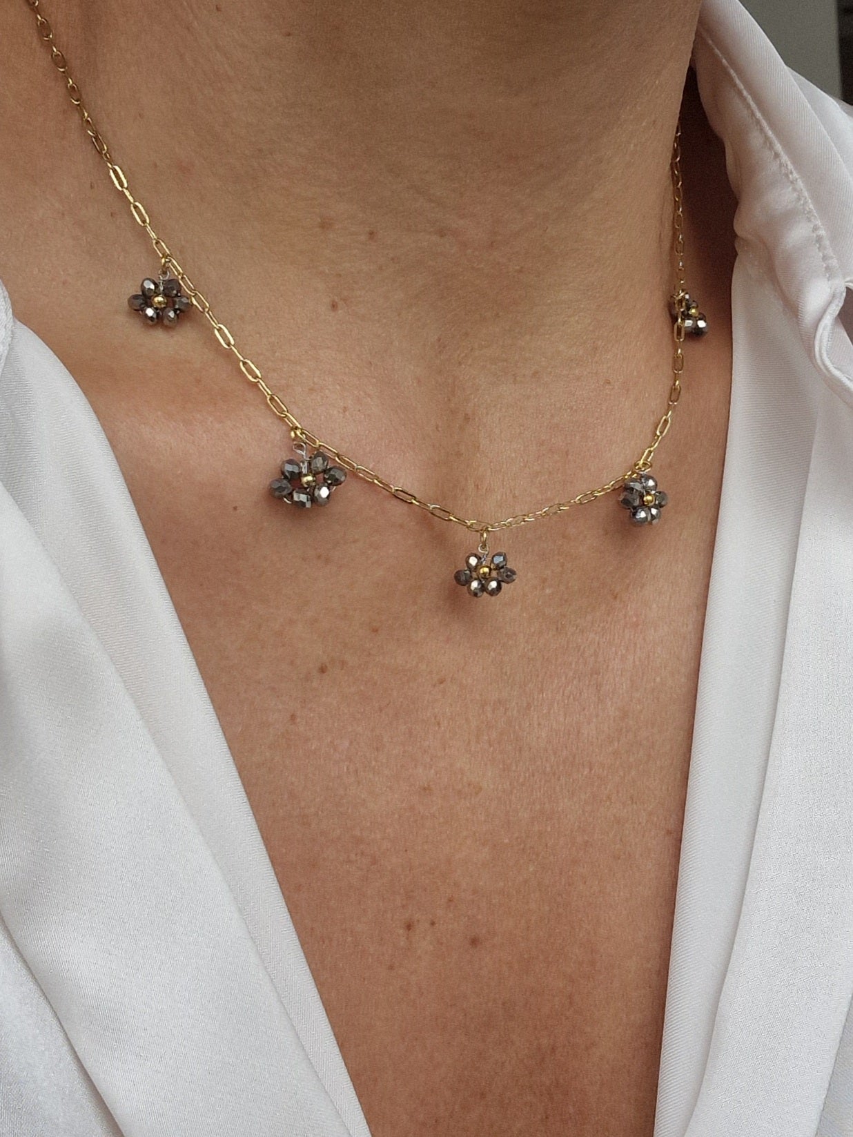 COLLIER GABY ACIER OR
