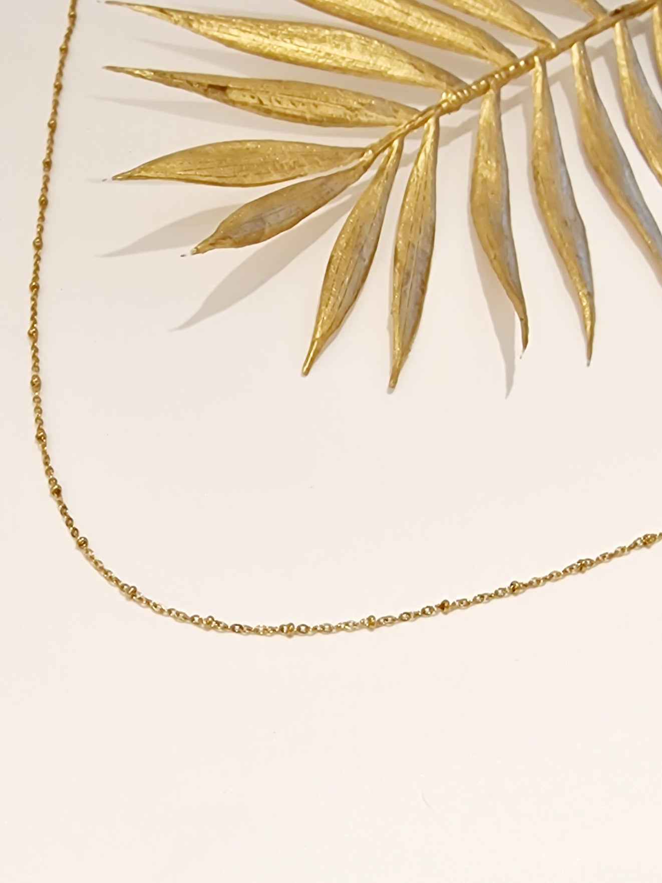 COLLIER PERSONALISABLE ACIER OR