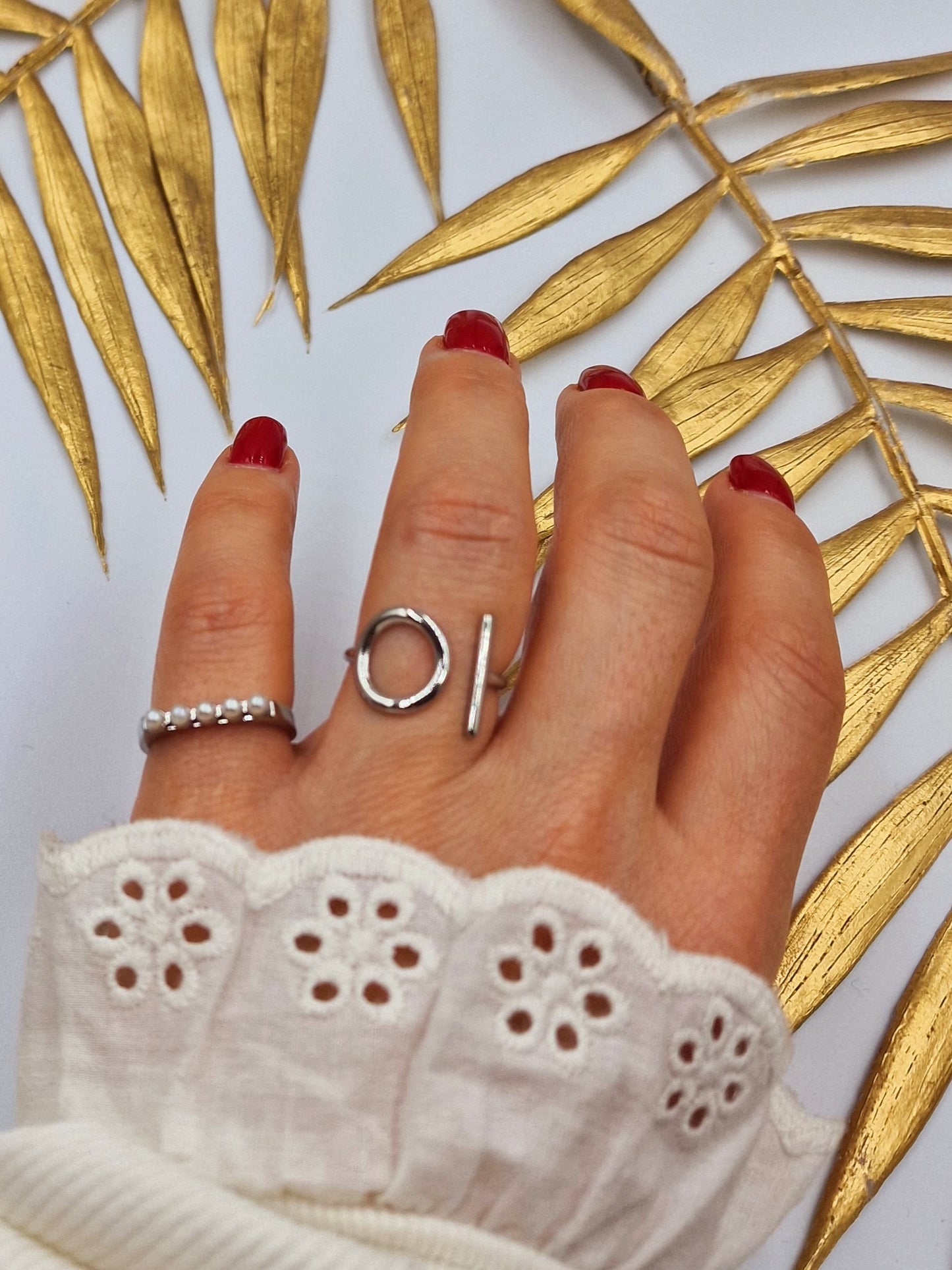 BAGUE KLOÉ ACIER ARGENT