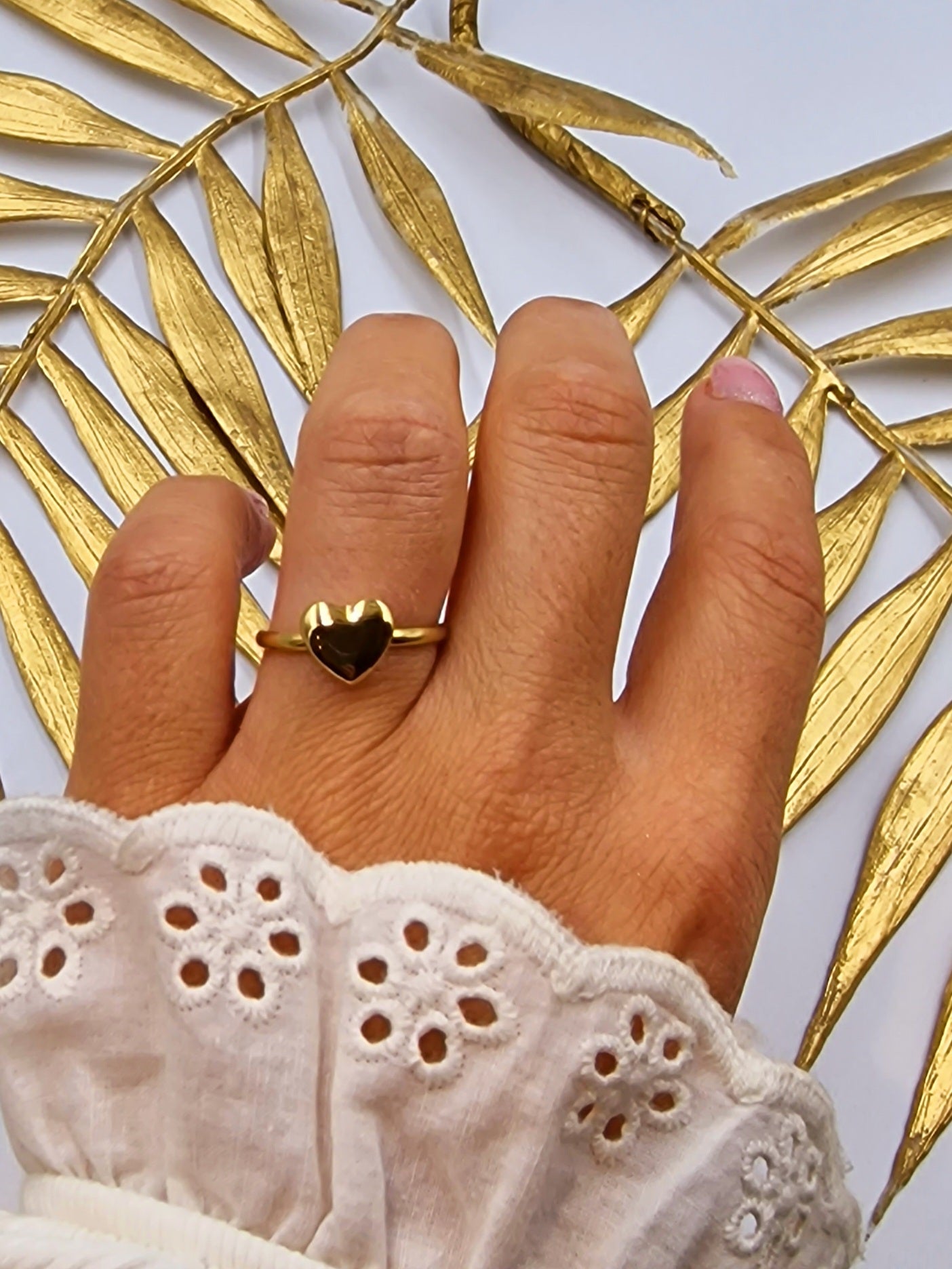 BAGUE SOLINE ACIER OR
