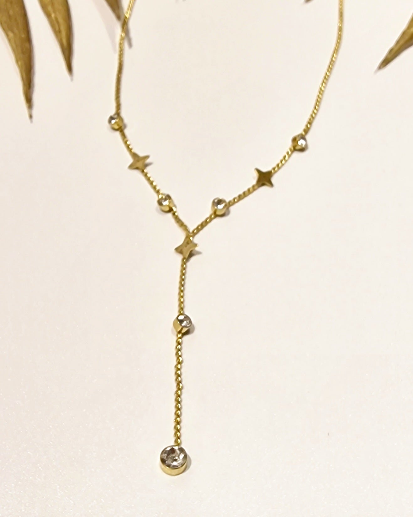 COLLIER EMY ACIER OR