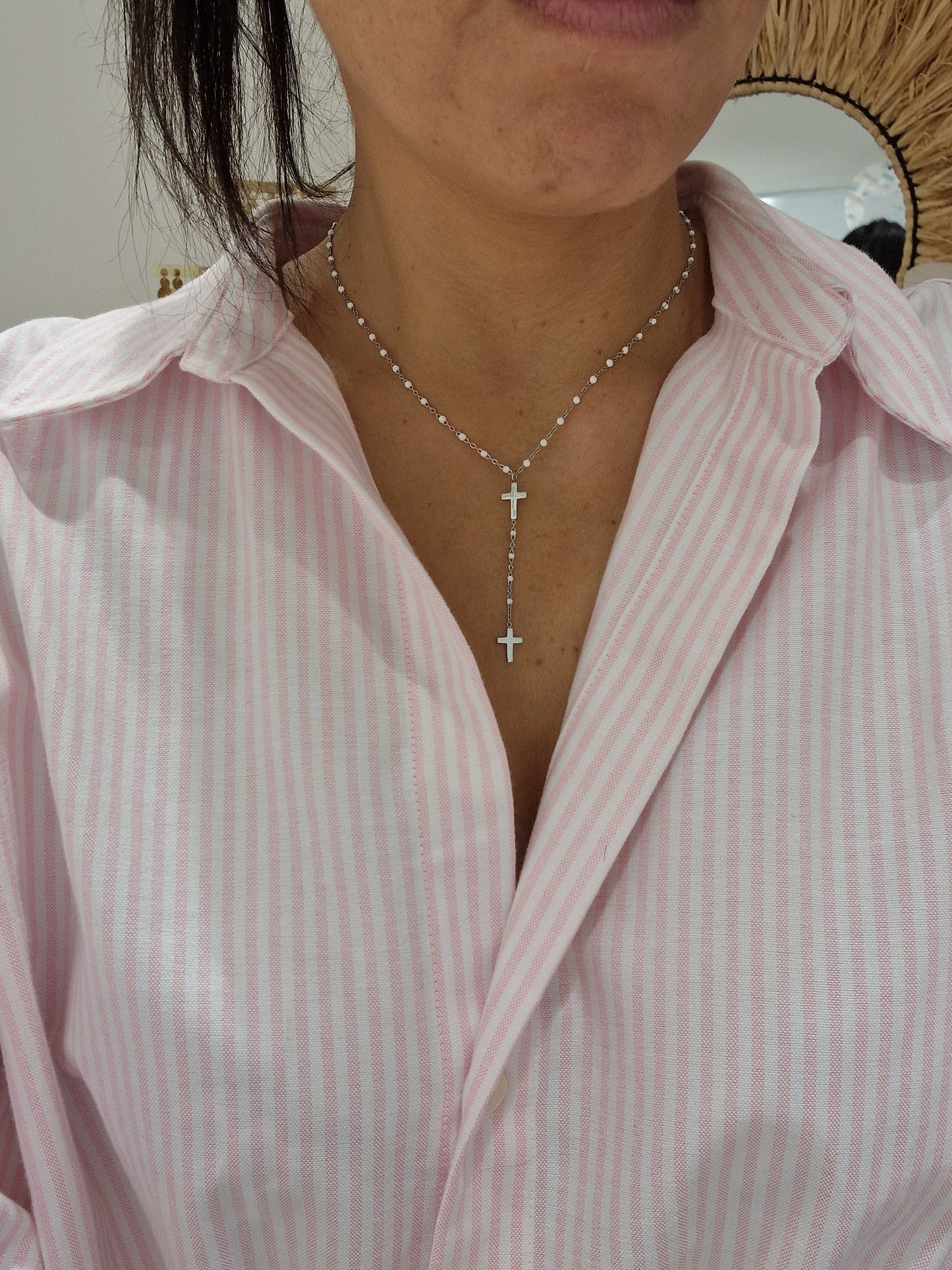 COLLIER ANAIS ACIER ARGENT