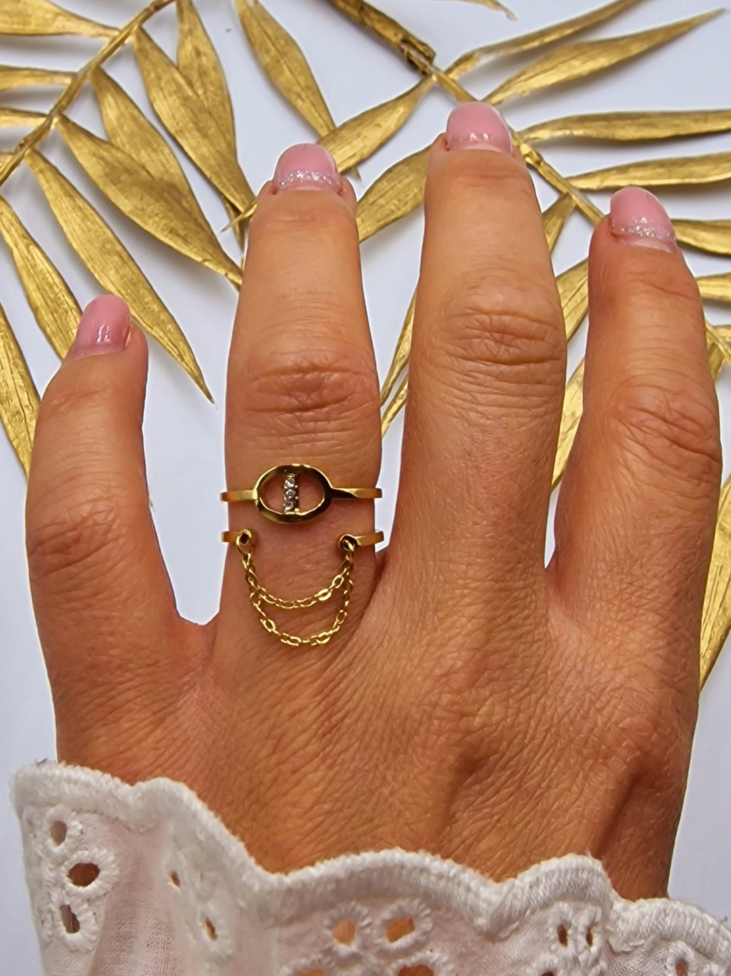 BAGUE NAOMIE ACIER