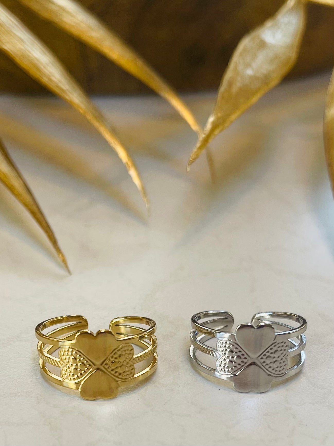 BAGUE ACIER CLAIRE
