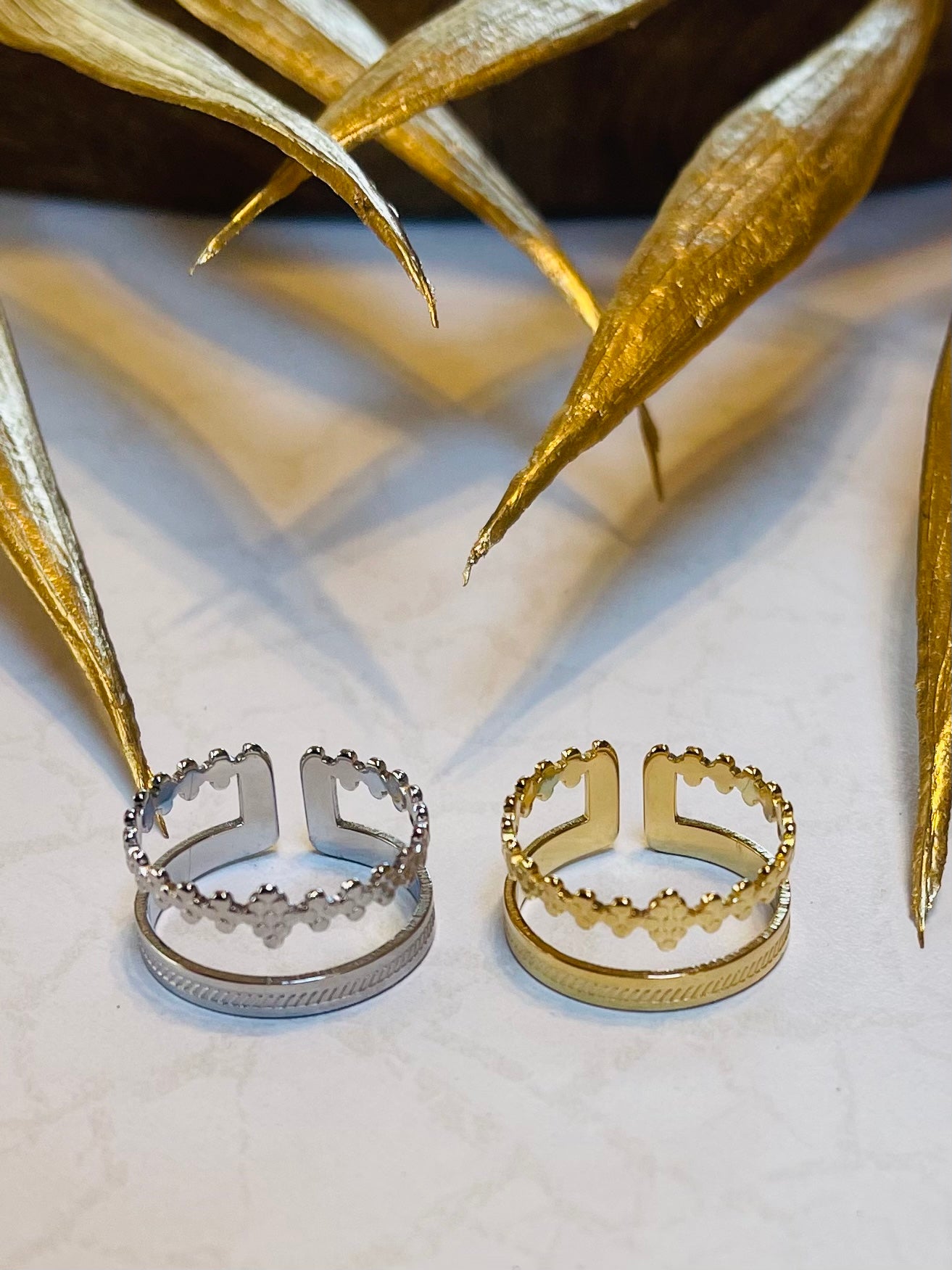 BAGUE ACIER ANAIS
