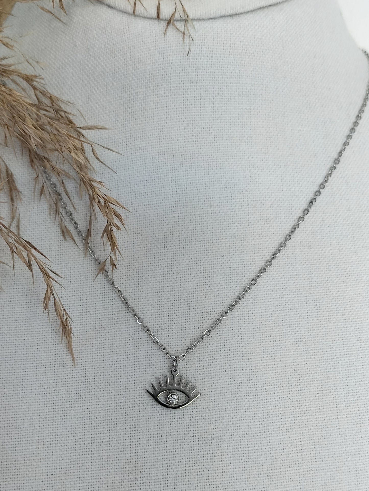 COLLIER IRIS ACIER