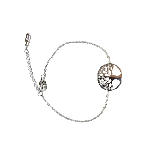 Bracelet Clara acier argent - Collection SR