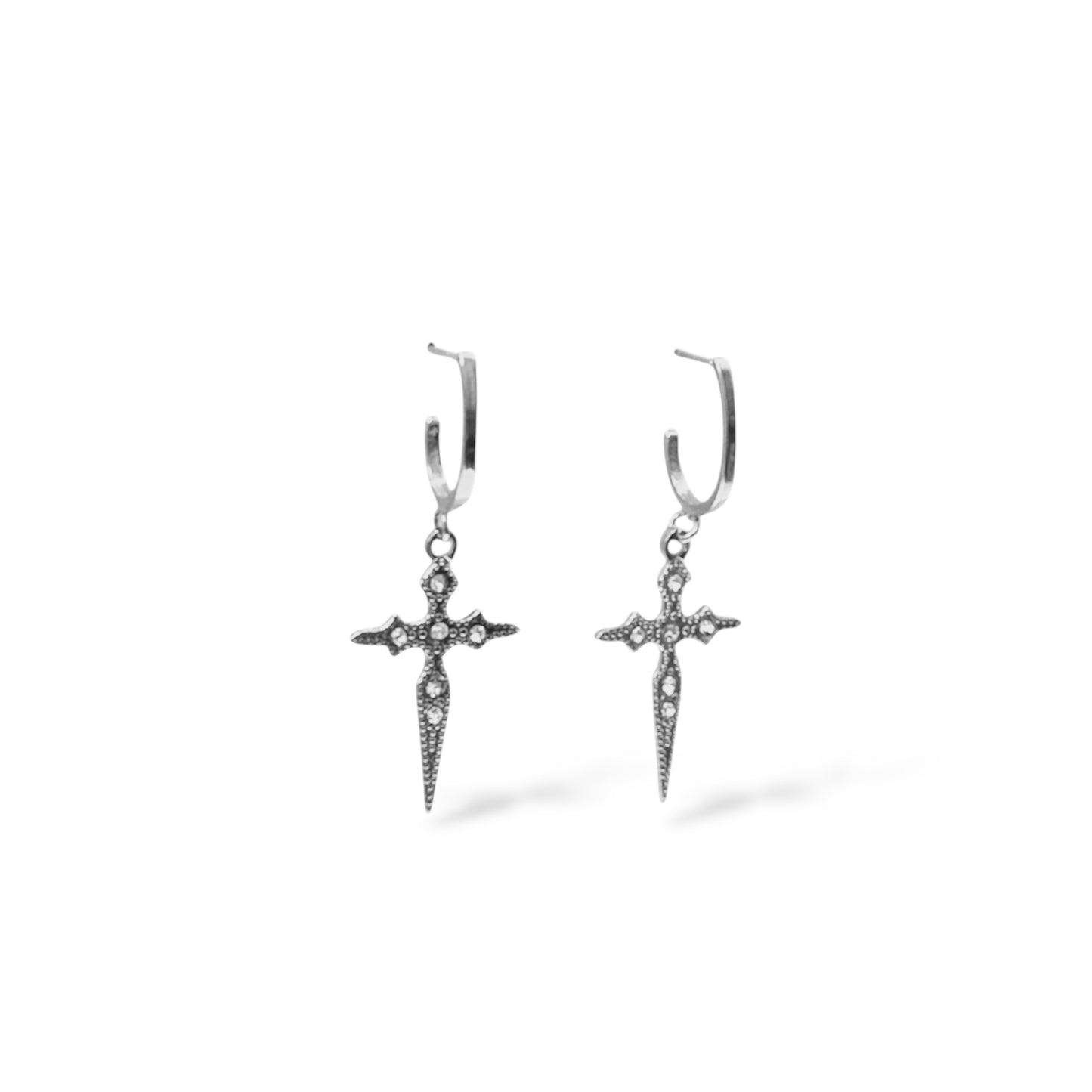 BOUCLES D’OREILLES CAREN ACIER