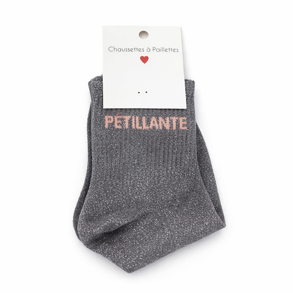 CHAUSSETTES À PAILLETTES PÉTILLANTE
