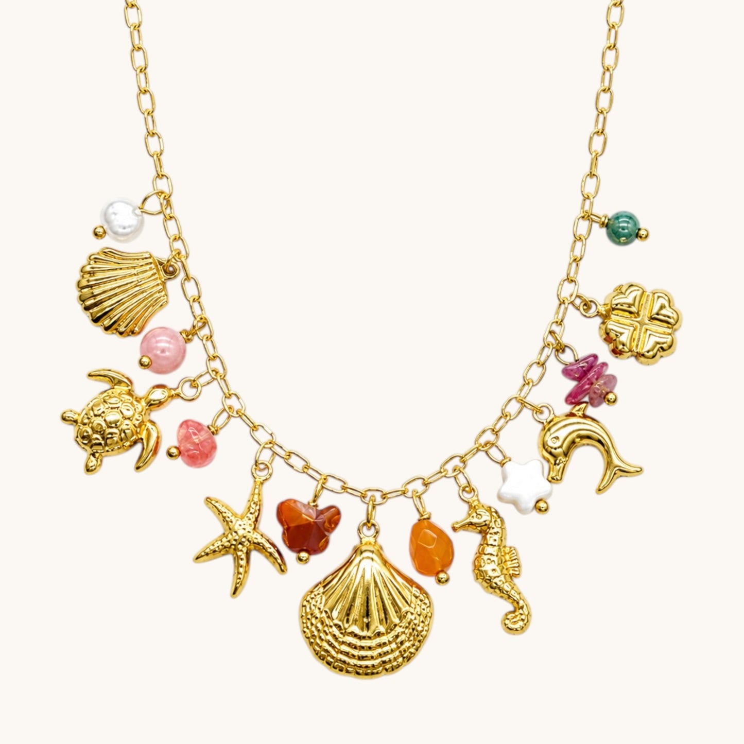 COLLIER OCÉANE MULTICOLORE