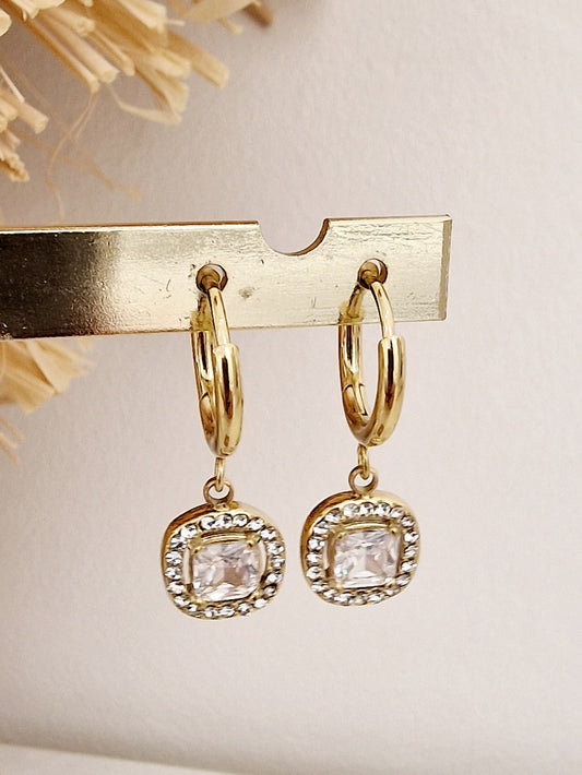 BOUCLES D'OREILLES KÉLIA ACIER