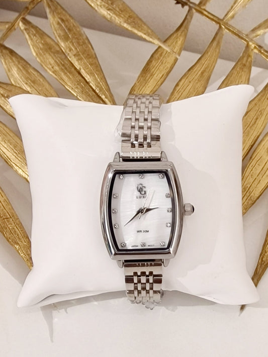 MONTRE IVOIRE ACIER ARGENT