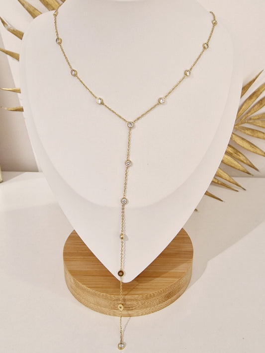 COLLIER GIORGIA ACIER OR