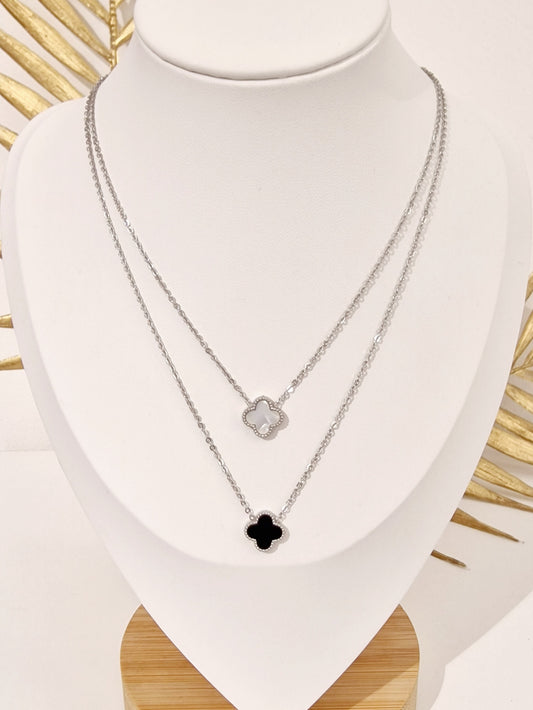 COLLIER SCARLETTE ACIER ARGENT