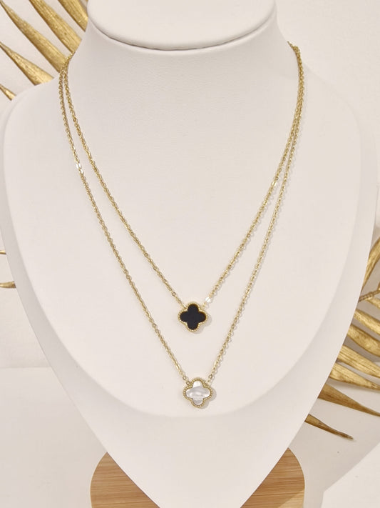 COLLIER SCARLETTE ACIER OR