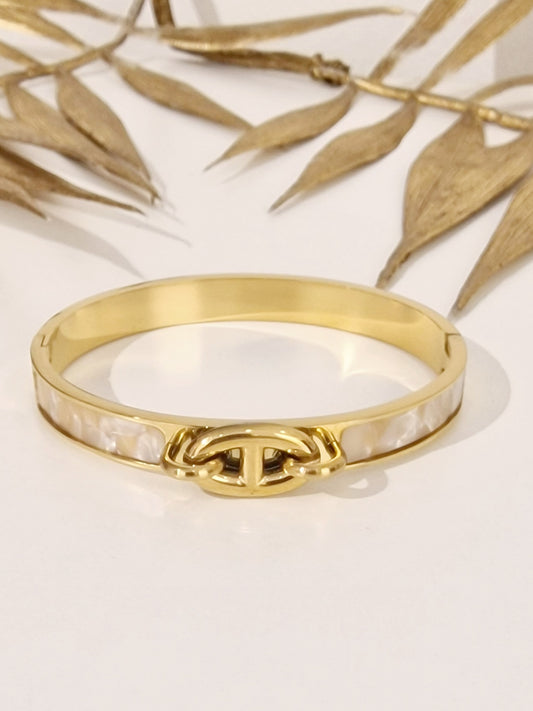 JONC SUMMER ACIER OR