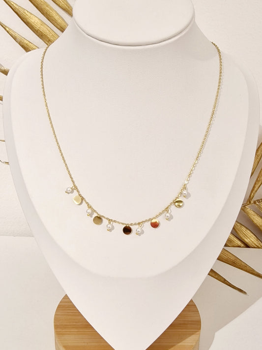 COLLIER CASSIE ACIER OR