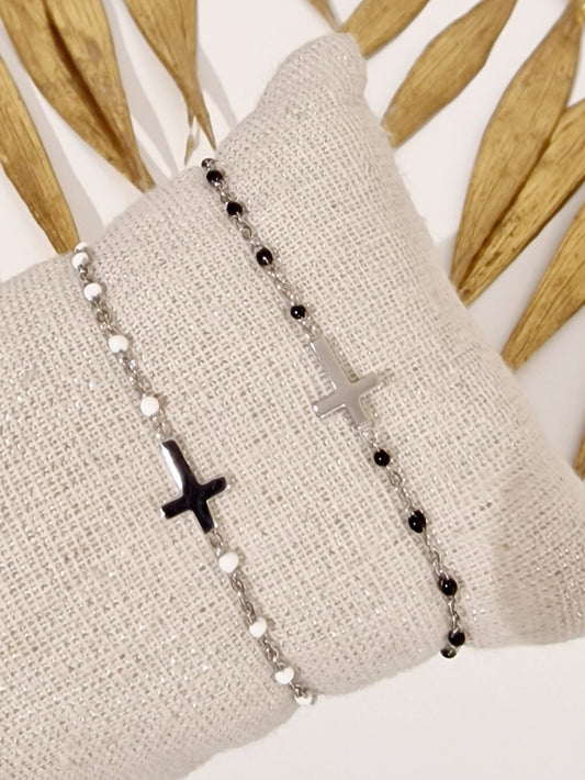 BRACELET GENA ACIER ARGENT