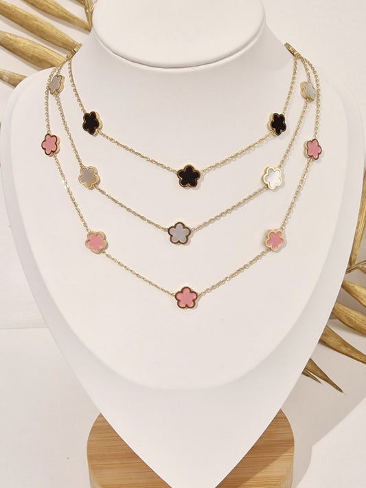 COLLIER MERVEILLE ACIER OR