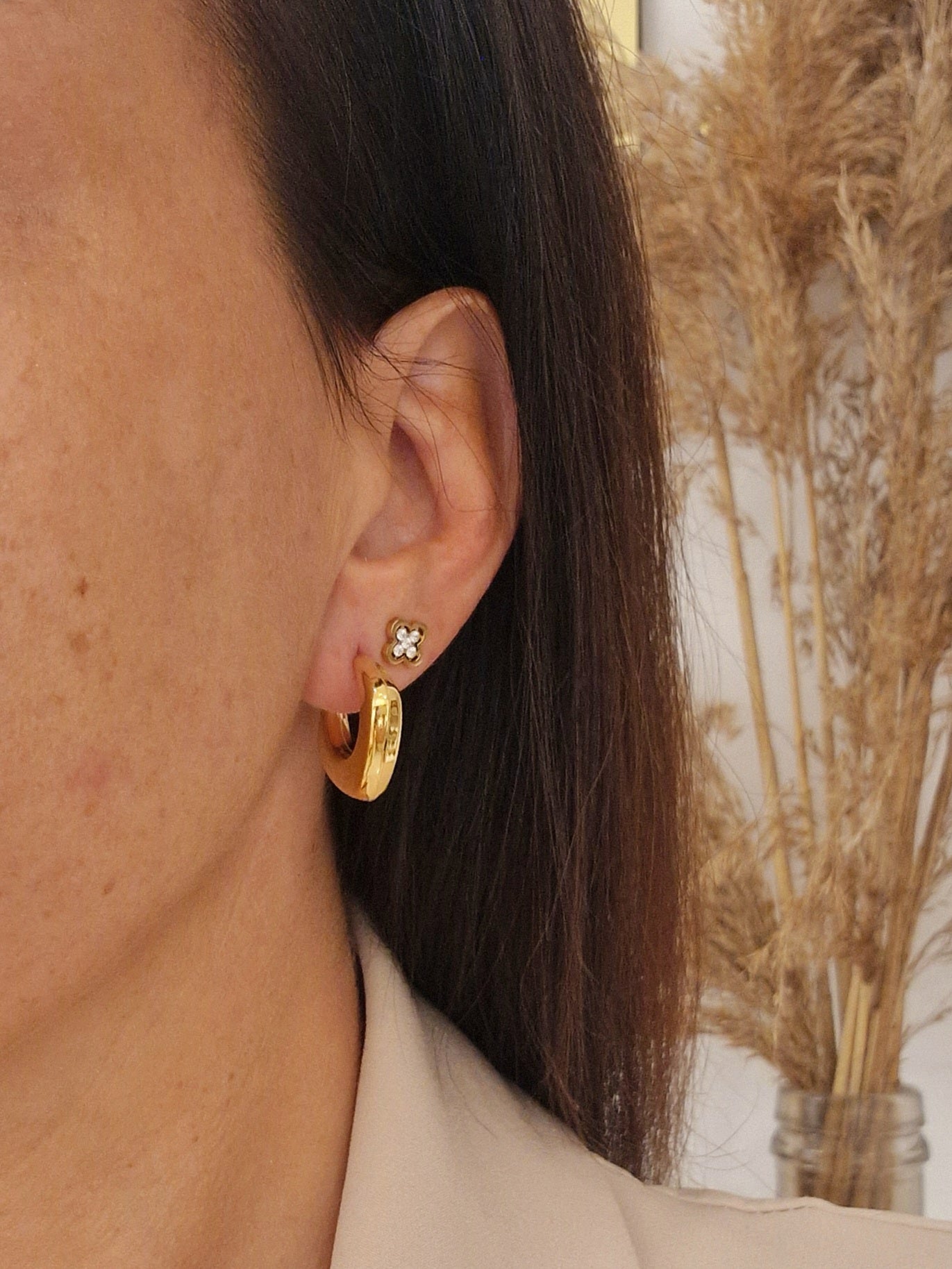 BOUCLES D'OREILLES ALIA ACIER