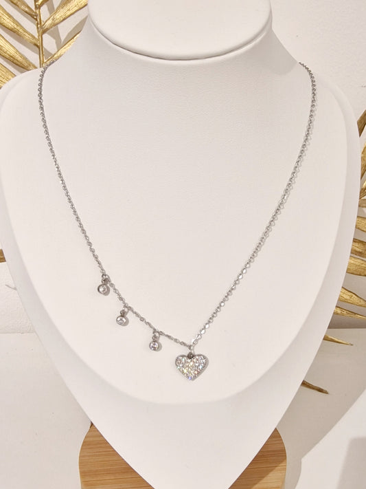 COLLIER LISA ACIER ARGENT