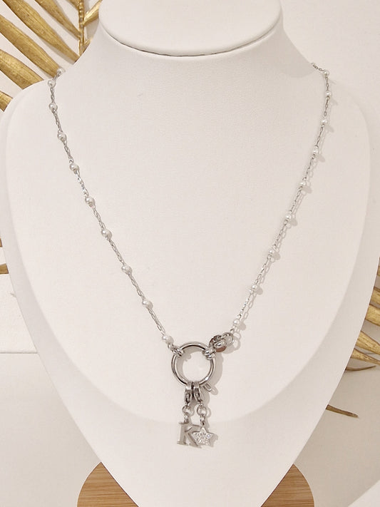 COLLIER TESS ACIER ARGENT