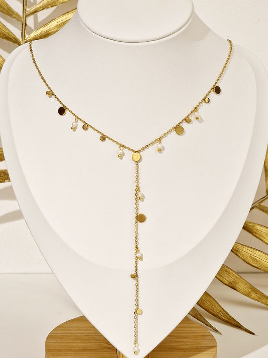 COLLIER CASSIE ACIER OR