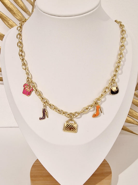 COLLIER PINUP ACIER OR