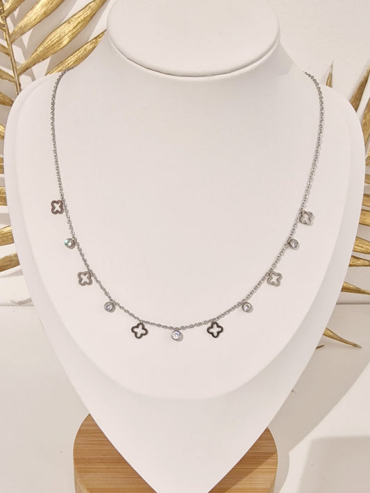 COLLIER LOVANA ACIER ARGENT