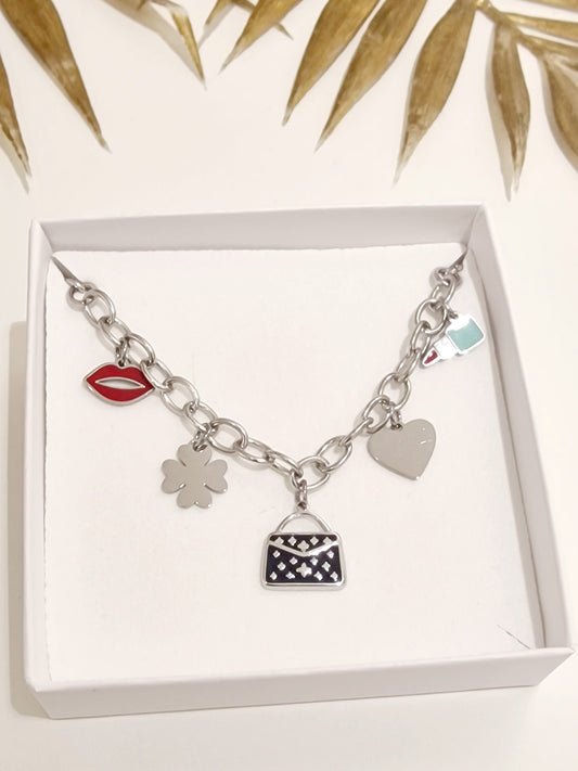 BRACELET CLEYA ACIER ARGENTÉ