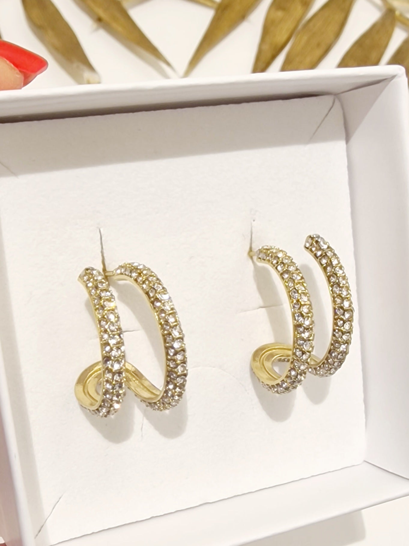 BOUCLES D'OREILLES VALENTINA ACIER