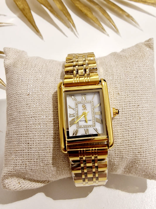 MONTRE LORIE ACIER OR