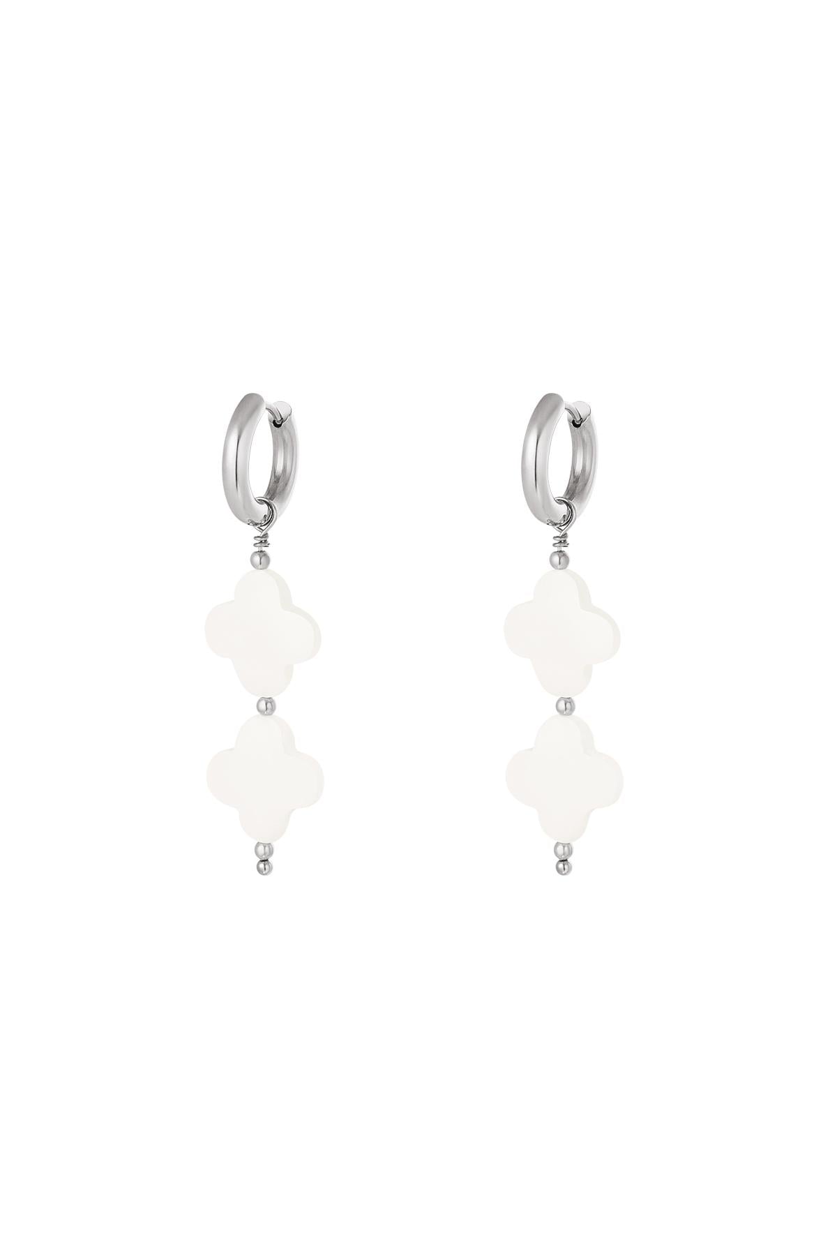 BOUCLES D'OREILLES ADYSON ACIER ARGENT