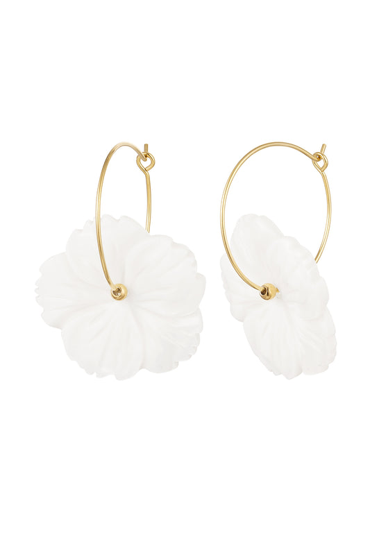 BOUCLES D'OREILLES BETTY ACIER OR