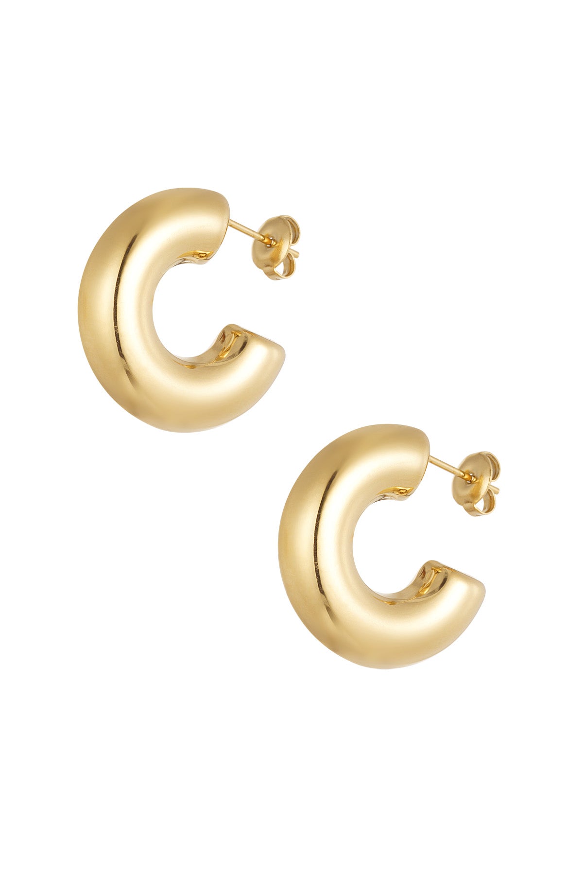 BOUCLES D'OREILLES JEMMA ACIER OR