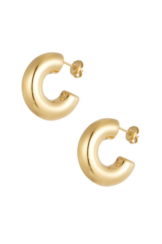 BOUCLES D'OREILLES JEMMA ACIER OR