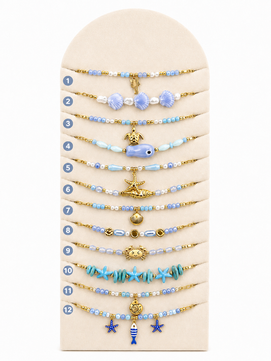 BRACELET LAGUNE ACIER OR