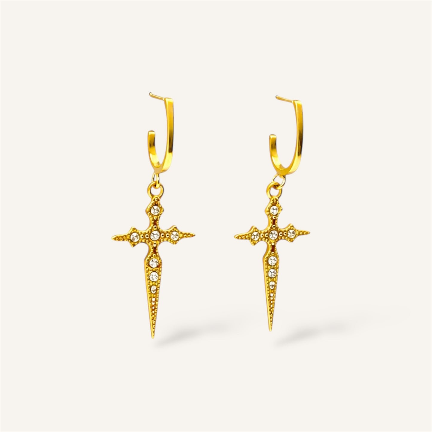 BOUCLES D’OREILLES CAREN ACIER
