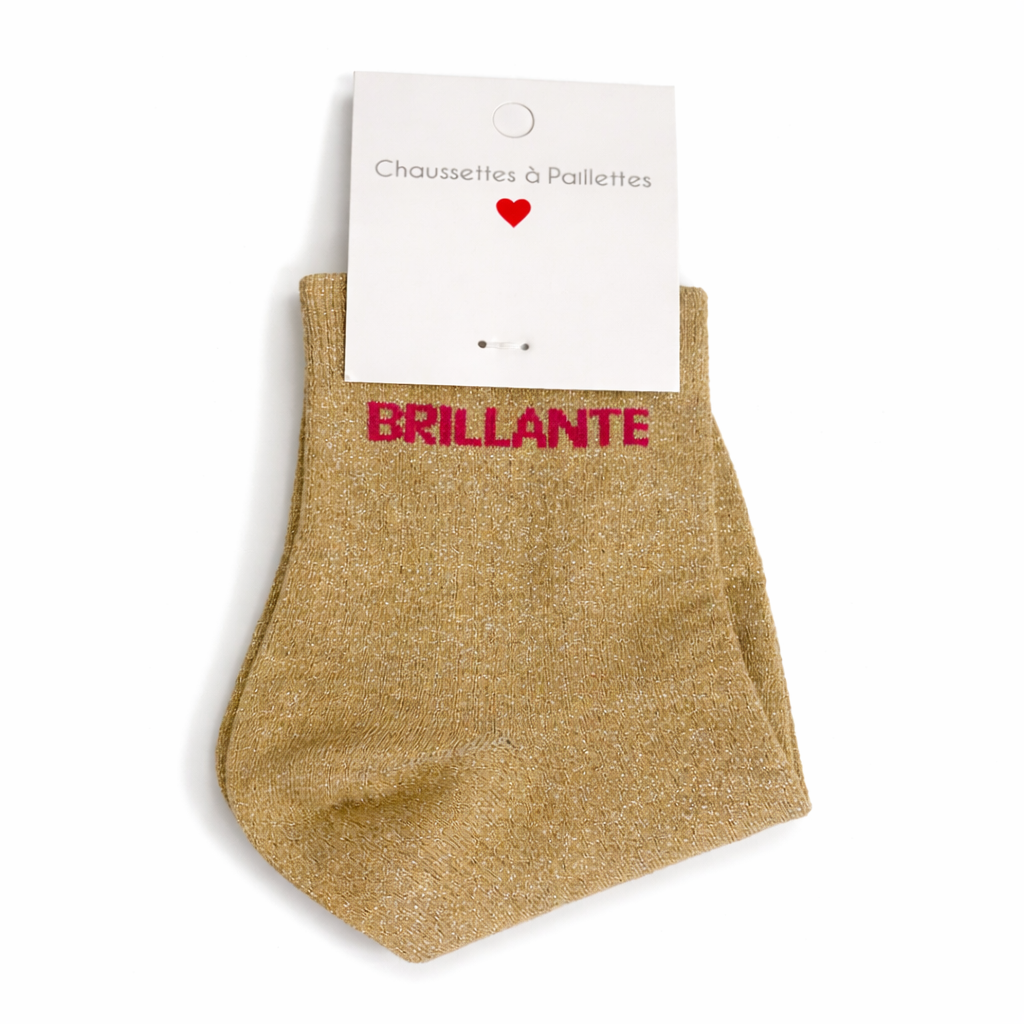 CHAUSSETTES À PAILLETTES -BRILLANTE