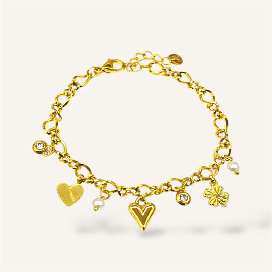 BRACELET AMBER ACIER