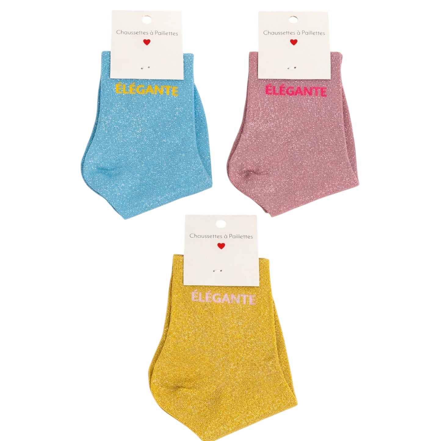 CHAUSSETTES À PAILLETTES - ÉLÉGANTE