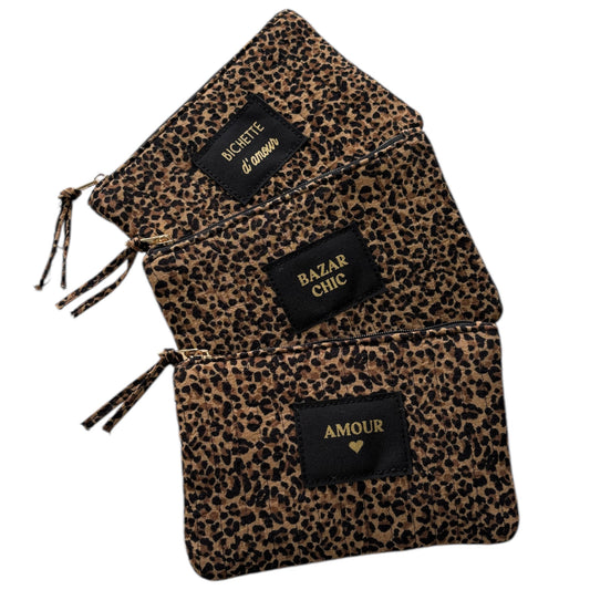 POCHETTE MESSAGE LÉOPARD
