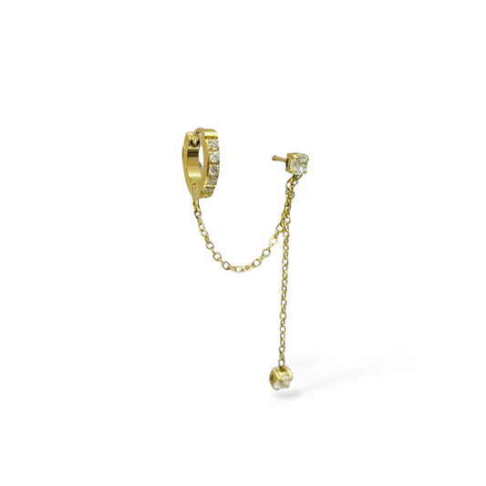 BOUCLES D’OREILLES MILA ACIER