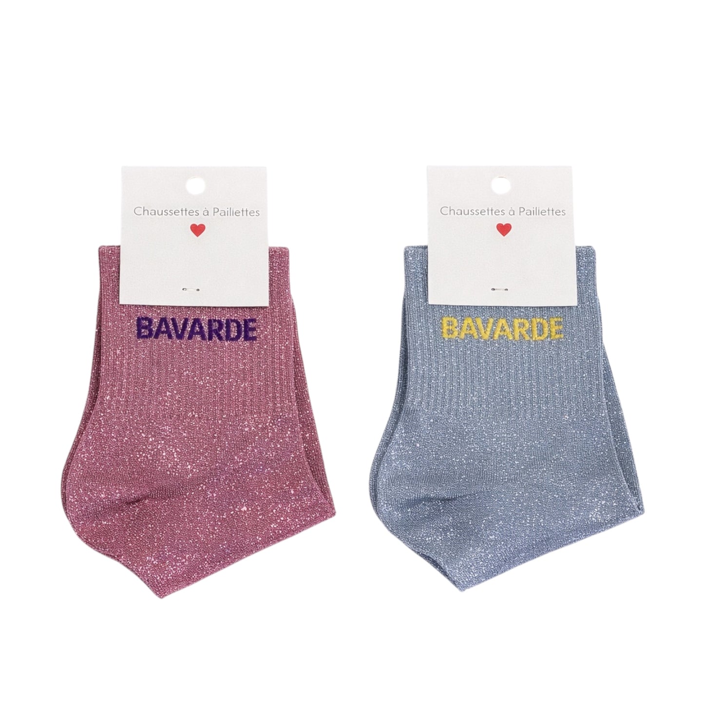 CHAUSSETTES À PAILLETTES -BAVARDE