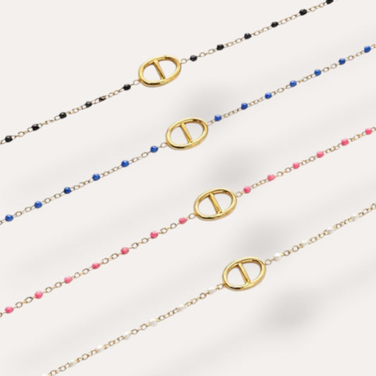 BRACELET SOPHIE ACIER OR