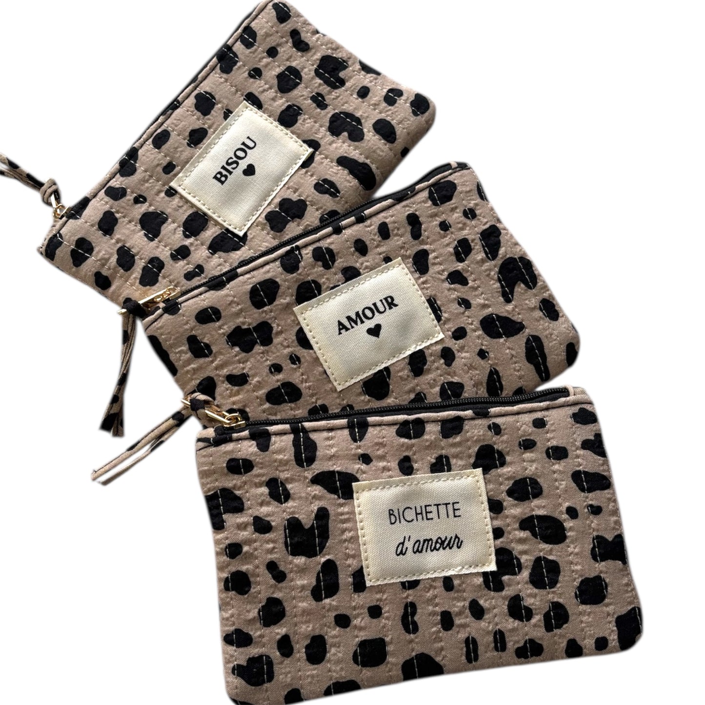 POCHETTE MESSAGE BEIGE
