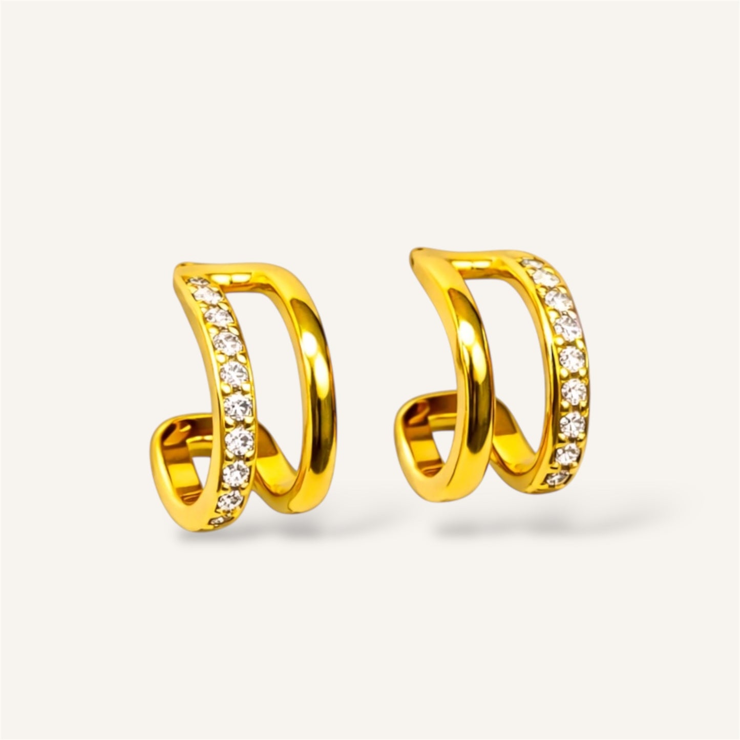 BOUCLES D’OREILLES DANAÉ ACIER